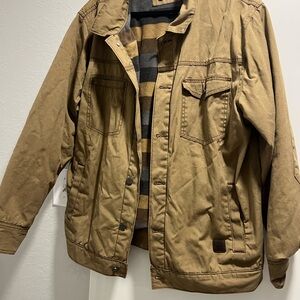 Men's Tan Canvas Jacket